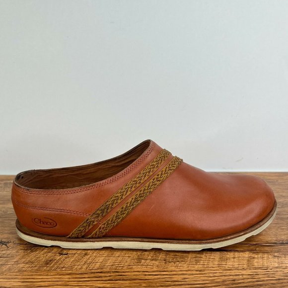 Chaco Shoes - CHACO Harpers Slide Women's Size 10 Picante  Loafer Shoes Orange Brown Leather